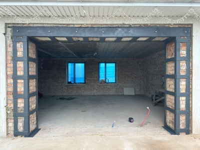 Усиление проема проезда в гараж в загородном доме